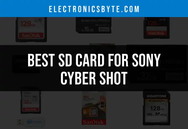 Top 10 SD Cards for Sony Cyber Shot Cameras