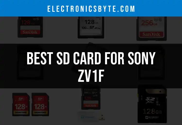 11 Best SD Cards for Sony ZV1F: Quick Picks and Tips