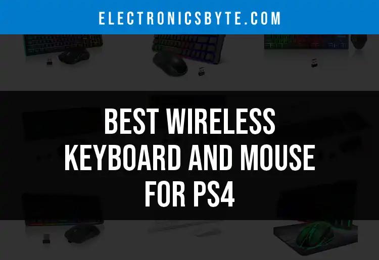 15 Best Wireless Keyboards and Mice for PS4 Gamers